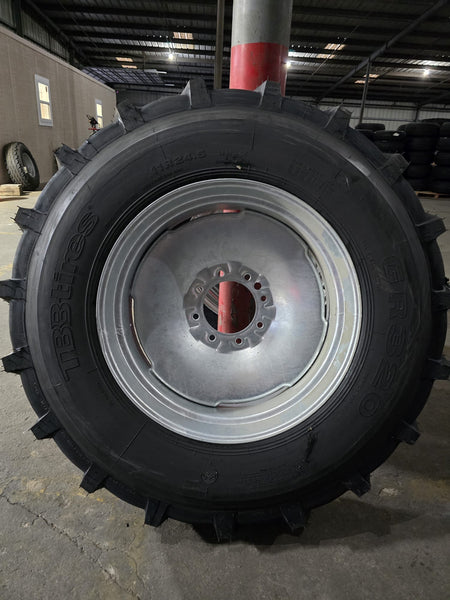 Pivot Irrigation Assembled Wheel & Tire – 11R-24.5 recapped - AG Machinery Depot