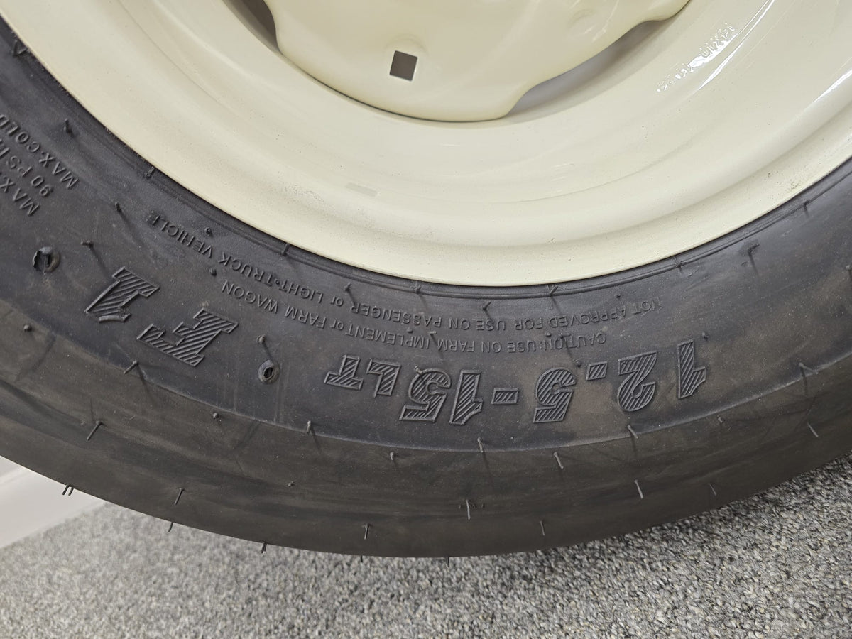 Assembly: 12.5L‑15 F‑Ply Tire on  6‑Hole wheel for high‑speed DOT use . - AG Machinery Depot