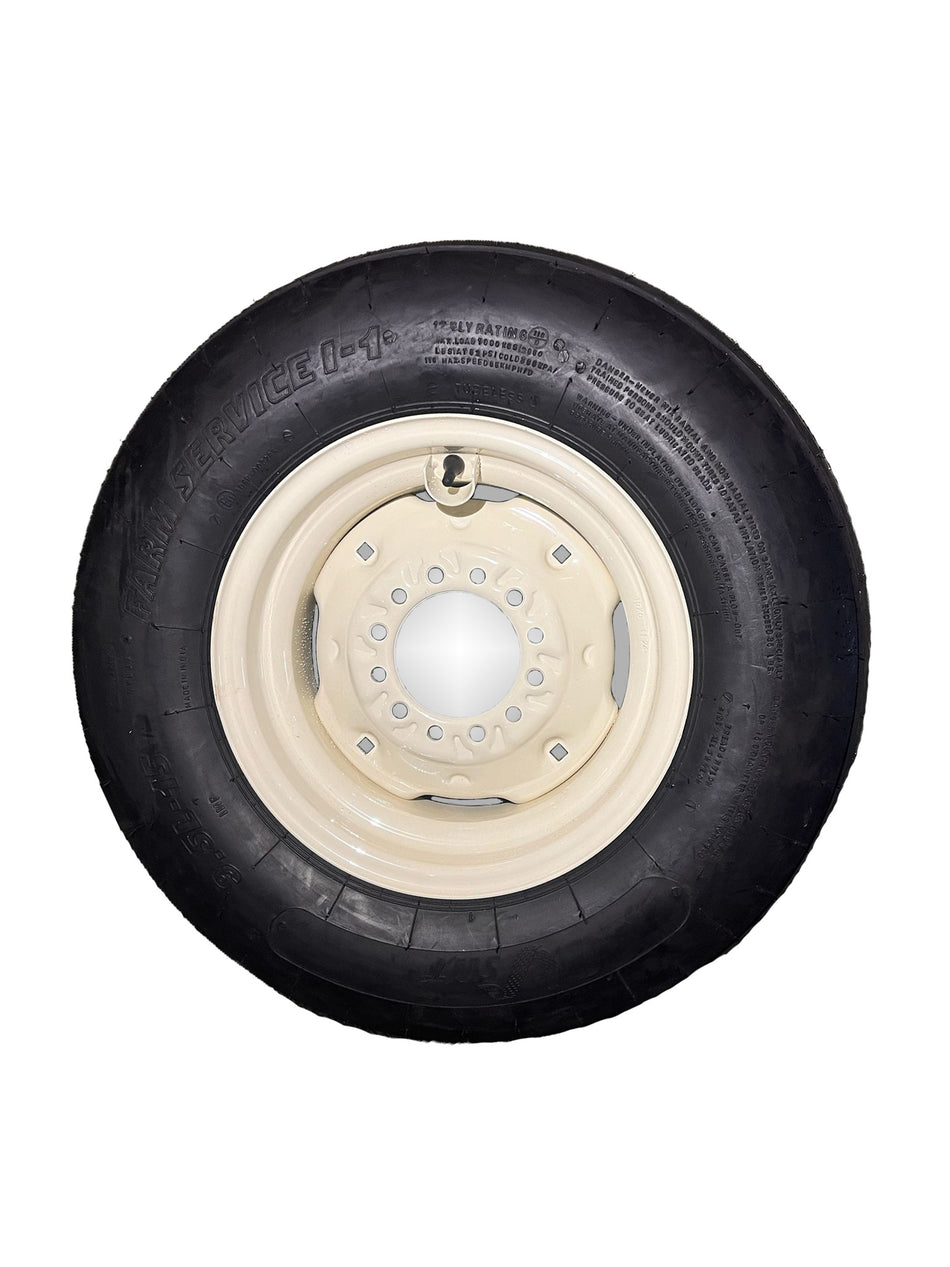 Wheel and Tire Assembly: 9.5L-15, PR - 12, TL Tire, 6 Holes Wheel - AG Machinery Depot