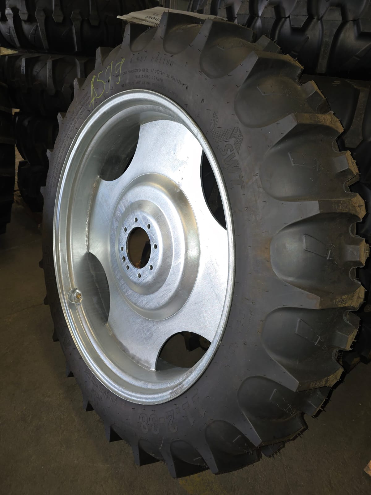 Pivot Irrigation Assembled Wheel & Tire – 11.2-38 - AG Machinery Depot