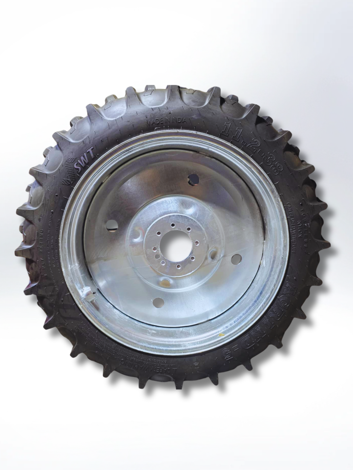 11.2-38 Center Pivot Irrigation Tire & Wheel – 8 Bolt Assembly - AG Machinery Depot