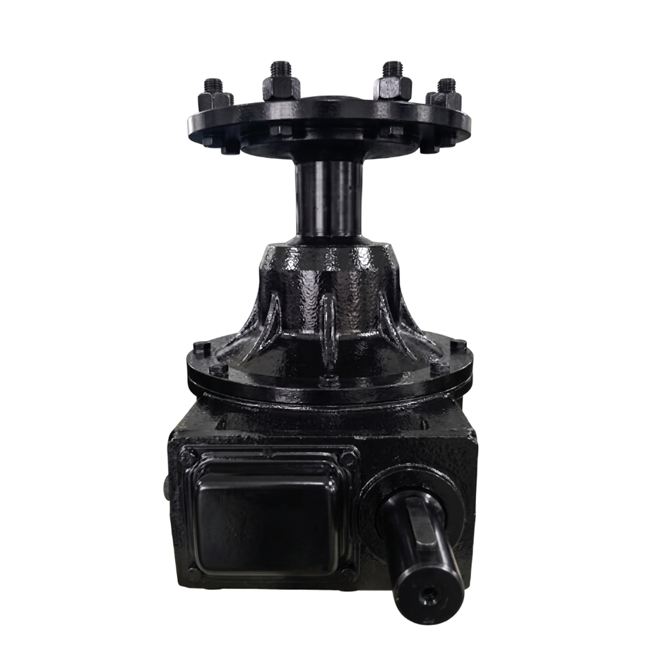 52:1 Pivot Irrigation Gearbox – Long Shaft External Chamber Heavy Duty