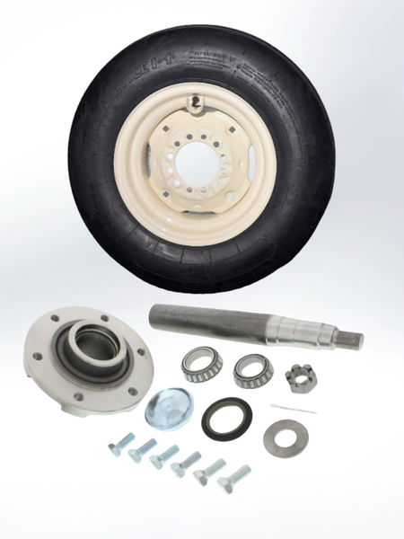 6 Lug Hub and Spindle 888 Bundle – Heavy Duty Trailer Axle Kit with Bearings - AG Machinery Depot