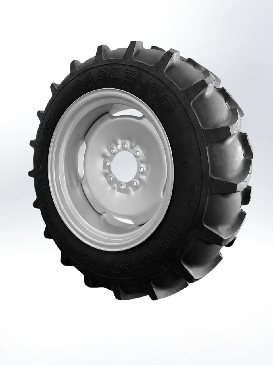 11.2-24 Pivot Irrigation Tire & Wheel Assembly –  6PLY Heavy Duty 8 Bolt Setup - AG Machinery Depot