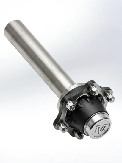 Spindle Huvs Hub & Spindle Assembly, 6 Bolts, Load Capacity 7.800 lb, Round spindle