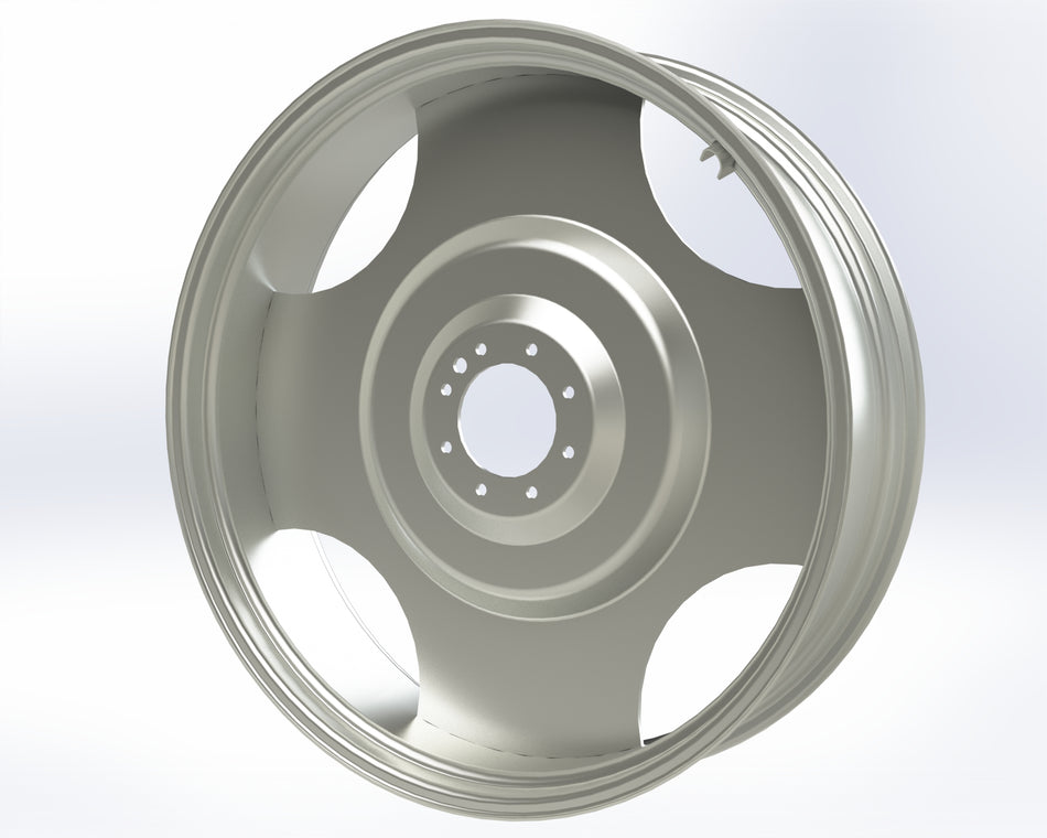 Wheel, 10" X 38", 8 Holes, Galvanized - Irrigation, US standard - AG Machinery Depot
