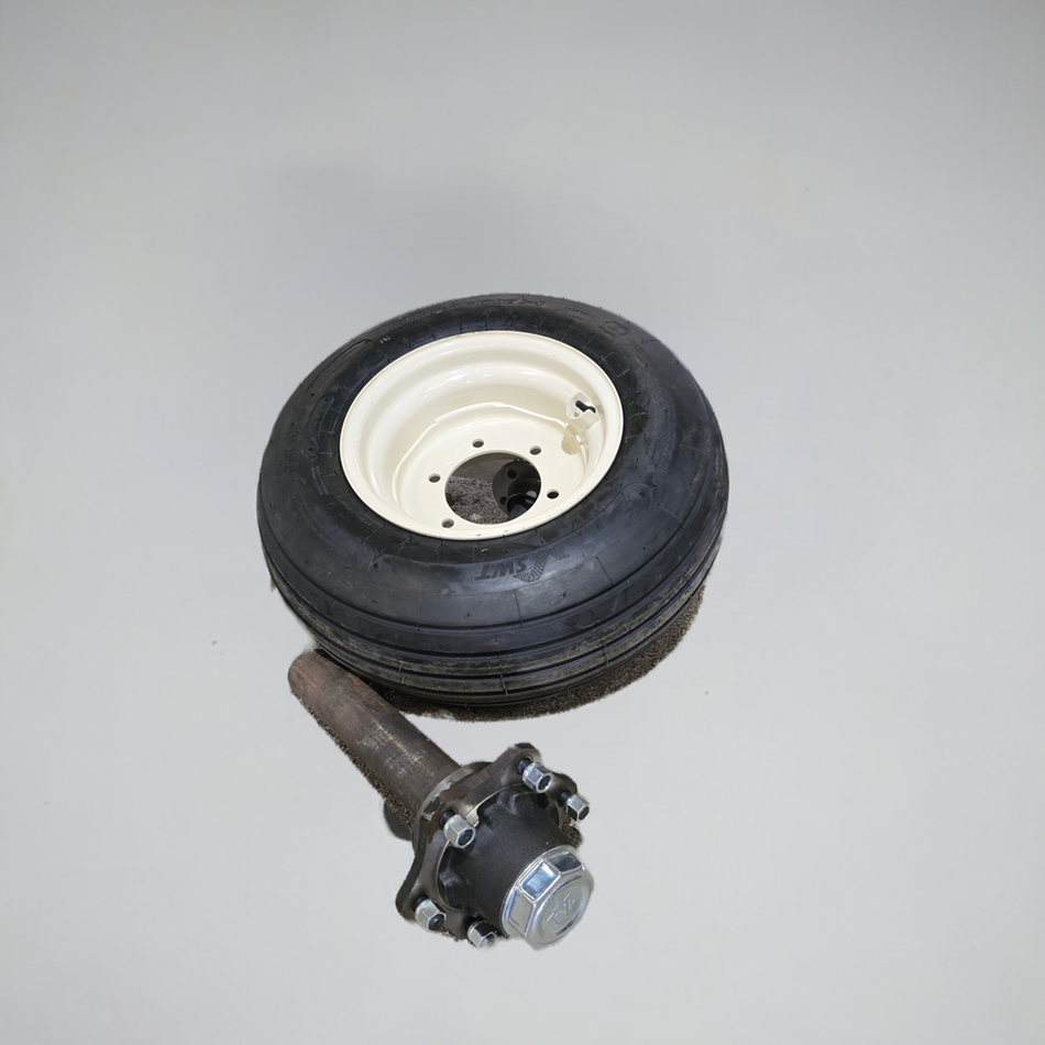 Hub , Spindle, Wheel and Tire Assembly:  Load Capacity 4,320 lb Per Tire: 11L-15, PR - 20, Extra Load, TL Tire, 6 Holes Bundle - AG Machinery Depot